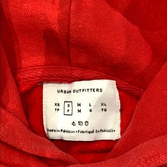 Urban Outfitters Red Pullover Hoodie - Picture 2 of 2